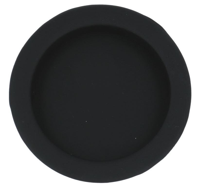 Schuifdeurkom rond 59 mm Mat Zwart