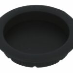 Schuifdeurkom rond 59 mm Mat Zwart