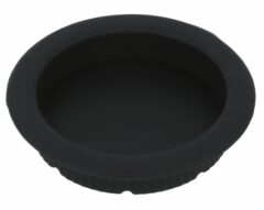 Schuifdeurkom rond 59 mm Mat Zwart