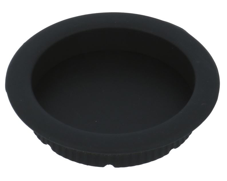 Schuifdeurkom rond 59 mm Mat Zwart