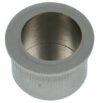 Schuifdeurkom rond 29 mm RVS