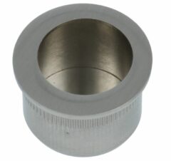 Schuifdeurkom rond 29 mm RVS