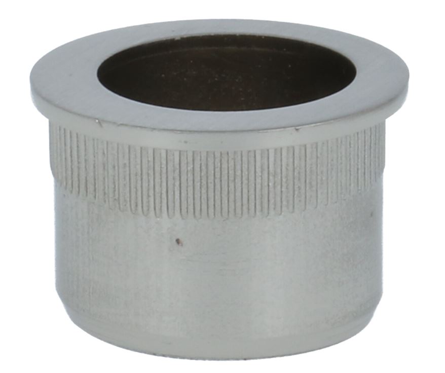 Schuifdeurkom rond 29 mm RVS