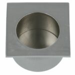 Schuifdeurkom vierkant 29 mm RVS