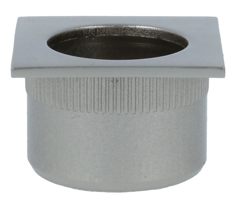 Schuifdeurkom vierkant 29 mm RVS