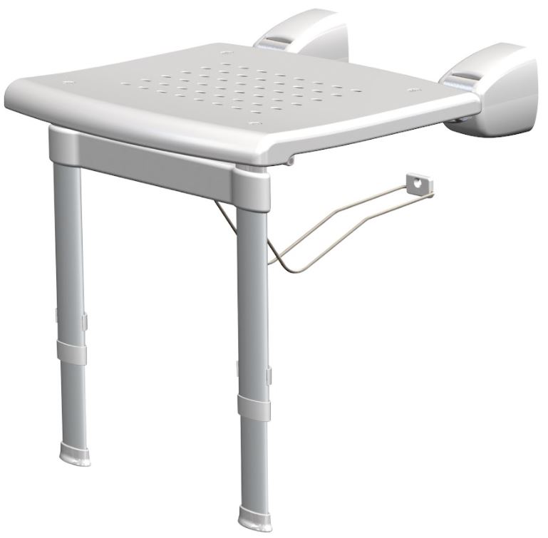 Secucare Douchestoel opklapbaar met pootjes