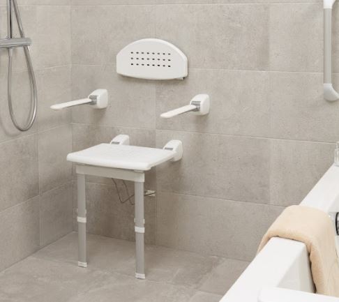 Secucare Douchestoel opklapbaar met pootjes