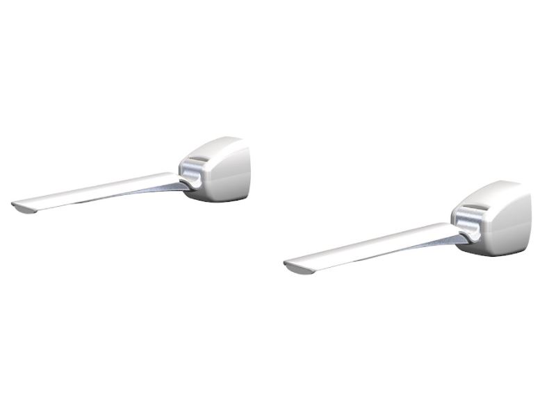 SecuCare armleuning (2x) voor douchezitje- en stoel