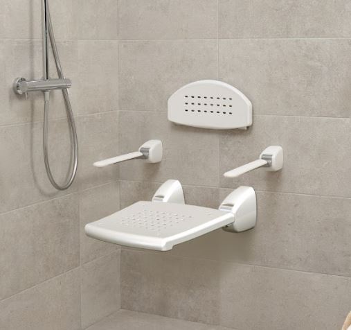 SecuCare armleuning (2x) voor douchezitje- en stoel