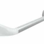 Secucare Wandbeugel 600 mm Blank Geanodiseerd/Mat Wit