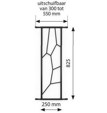 SecuBar Siertralie Deco 2 Zwart