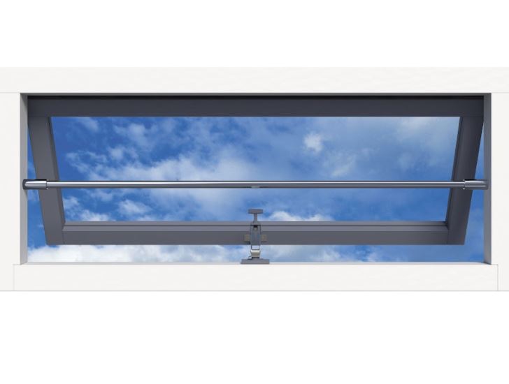 SecuBar Barrierestang in de dag Twist 990 mm RVS