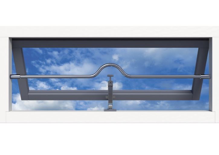 SecuBar Barrierestang in de dag Twist Combi 950 mm RVS