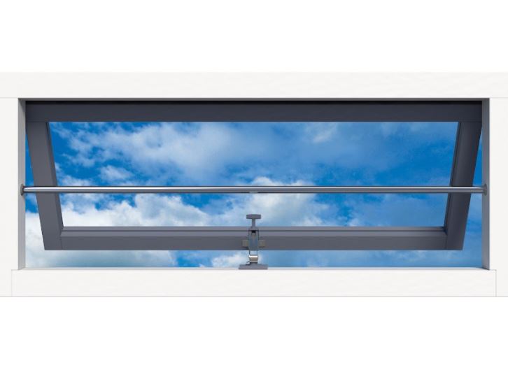 SecuBar Barrierestang in de dag Snap Set 990 mm RVS