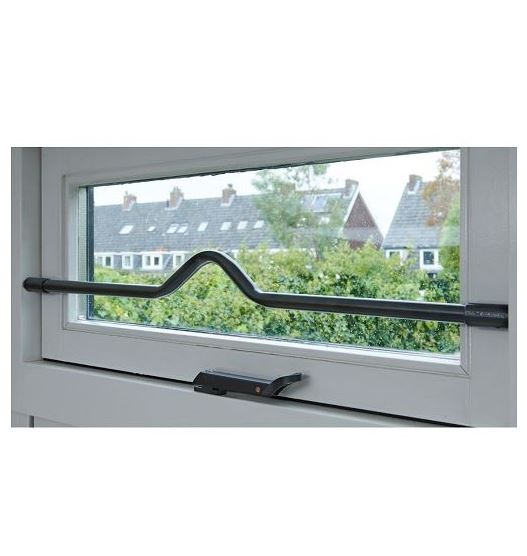 SecuBar Barrierestang in de dag Twist Combi 970 mm Zwart
