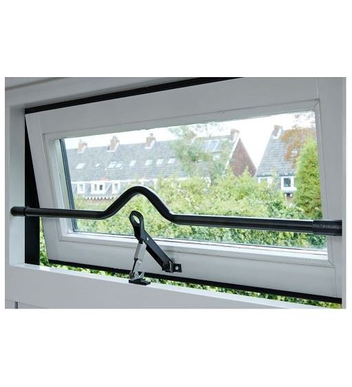 SecuBar Barrierestang in de dag Twist Combi 970 mm Zwart