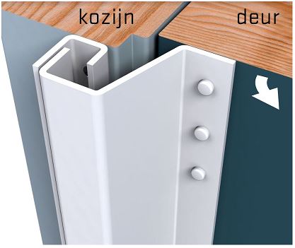 SecuStrip Anti-Inbraakstrip Plus Buitendraaiend 2115 mm Achterdeur Terugligging 7-13 mm