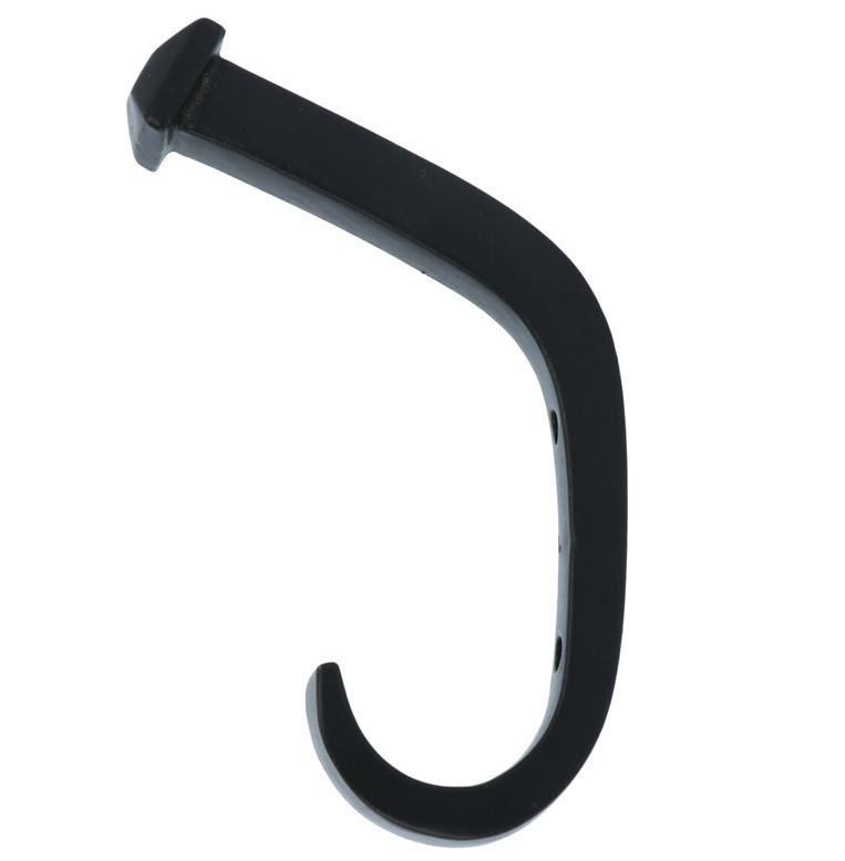 Kapstokhaak spijkermodel ijzer zwart