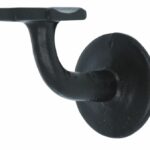 Leuninghouder hol rond ijzer zwart