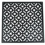 Rooster, ijzer zwart 24 x 24 cm