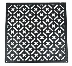 Rooster, ijzer zwart 24 x 24 cm