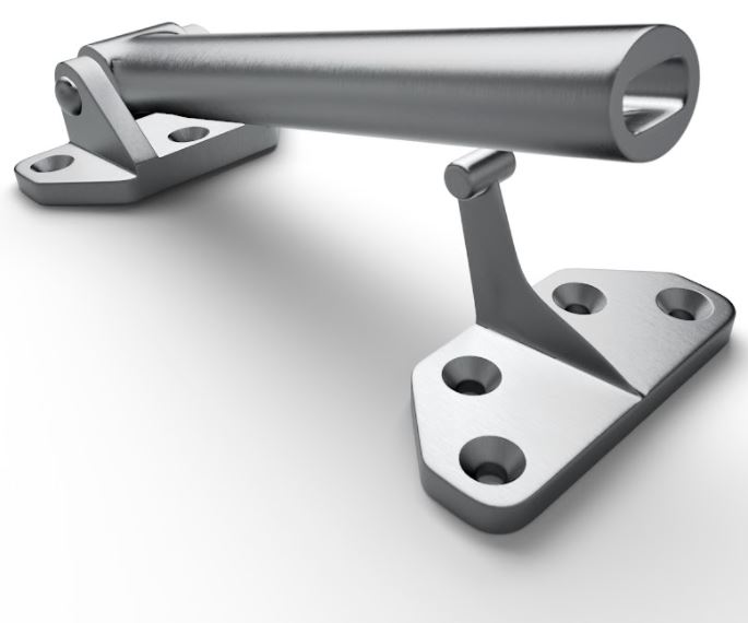 Secumax Kierstandhouder Buitendraaiend Geborsteld RVS