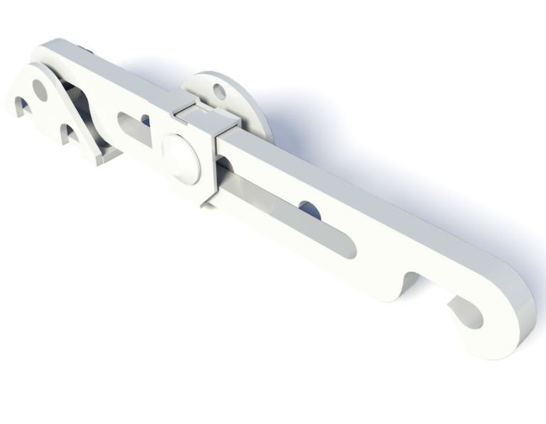 Secumax Raamuitzetter 720 Buitendraaiend Wit