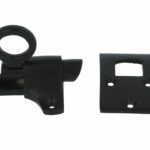 Raamknip zwart gelakt