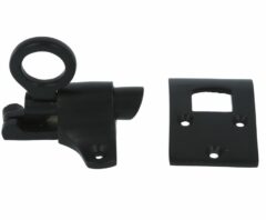 Raamknip zwart gelakt