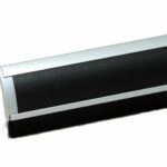 Door-line tochtstrip opbouw 950 mm zwart