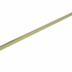 Greep Recht Zamac 448 mm Messing Gepolijst