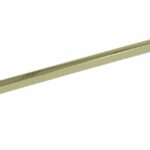 Greep Recht Zamac 192 mm Messing Gepolijst