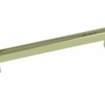 Greep Recht Zamac 128 mm Messing Gepolijst