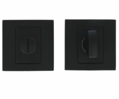 WC-sluiting 55x55x10 mm Vierkant Zwart