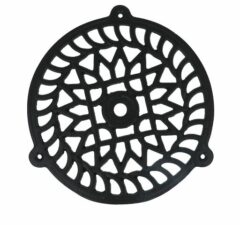 Rooster ijzer zwart 160 mm