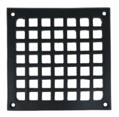 Rooster ijzer zwart 150x150 mm