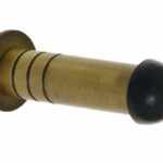 Deurstop wandmontage messing gepatineerd