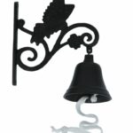Gietijzeren Tuin Deurbel ijzer Zwart