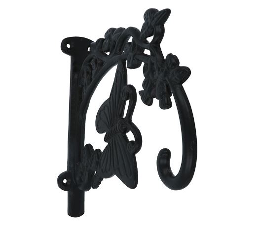 Plantenhanger IJzer Zwart Vlinder 171x185 mm