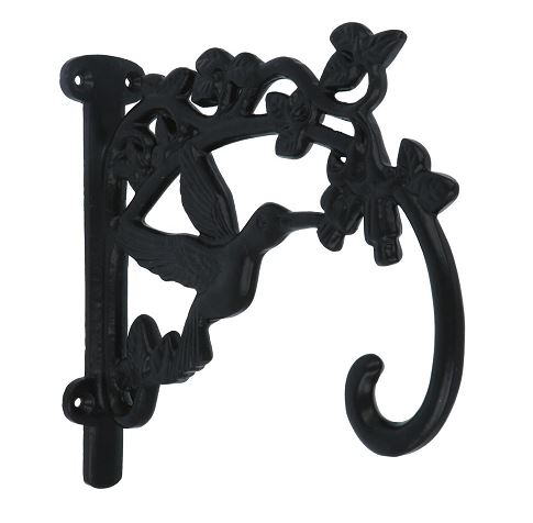 Plantenhanger IJzer Zwart Vogel 171x185 mm