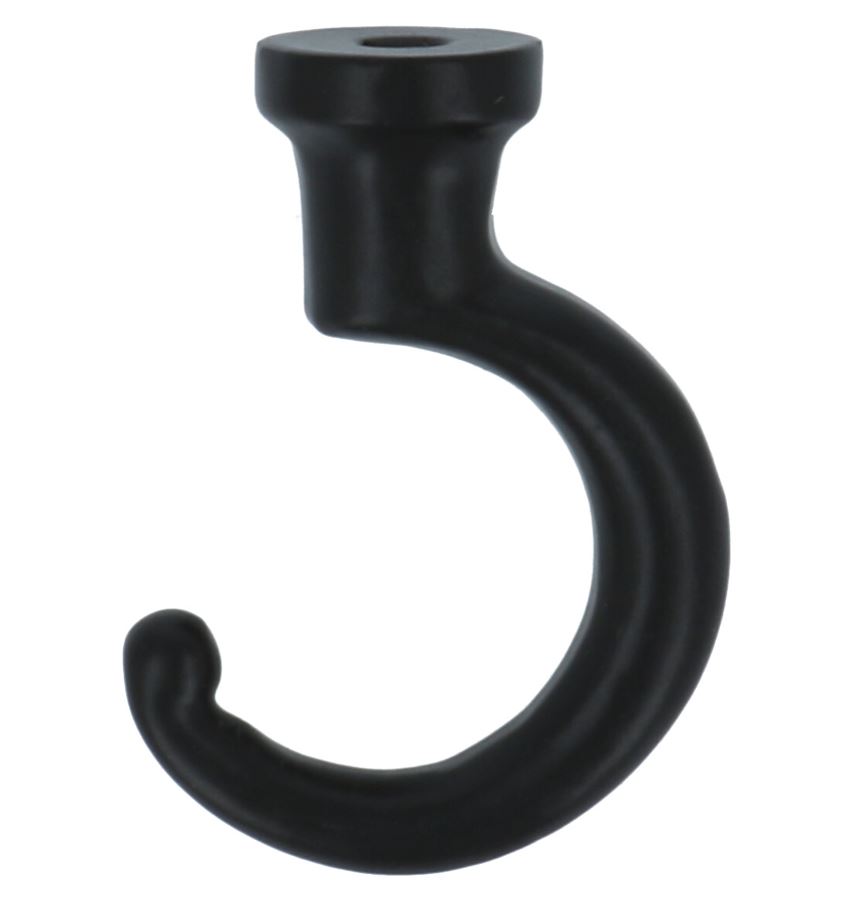 Haak IJzer zwart 11 mm
