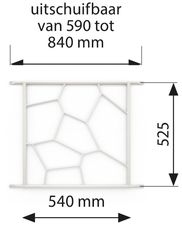 SecuBar Siertralie Deco 1 Wit
