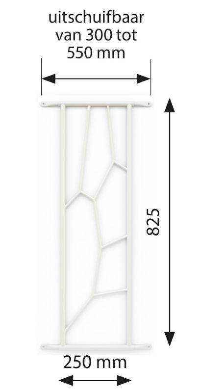SecuBar Siertralie Deco 2 Wit