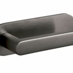 Olivari deurkruk Link op horizontaal schild antractiet mat titaan PVD