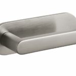 Olivari deurkruk Link op horizontaal schild rvs mat titaan PVD