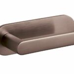 Olivari deurkruk Link op horizontaal schild brons mat titaan PVD