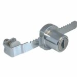 Mauer vitrineslot 43200118 Glans Chroom Gelijksluitend