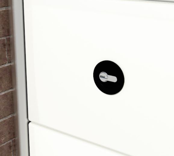 SecuMax Garagedeurbeveiliging - Sectionaal - Cilinder (buiten) - Knop (binnen)