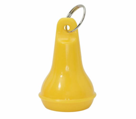 Hotelbal plastic geel 2 stuks