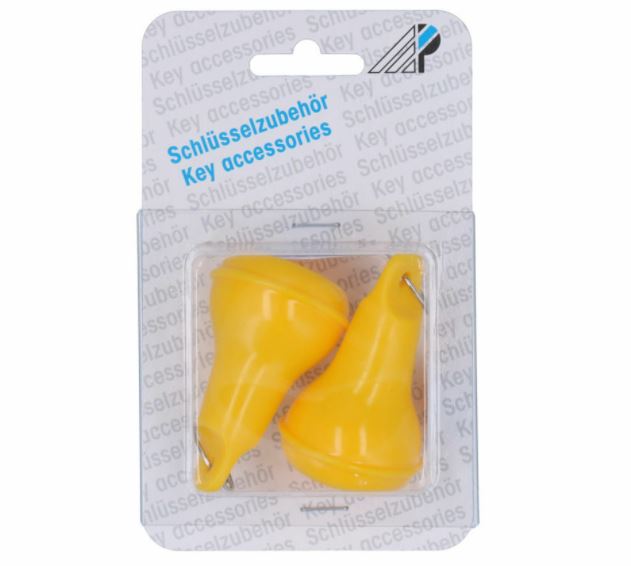 Hotelbal plastic geel 2 stuks